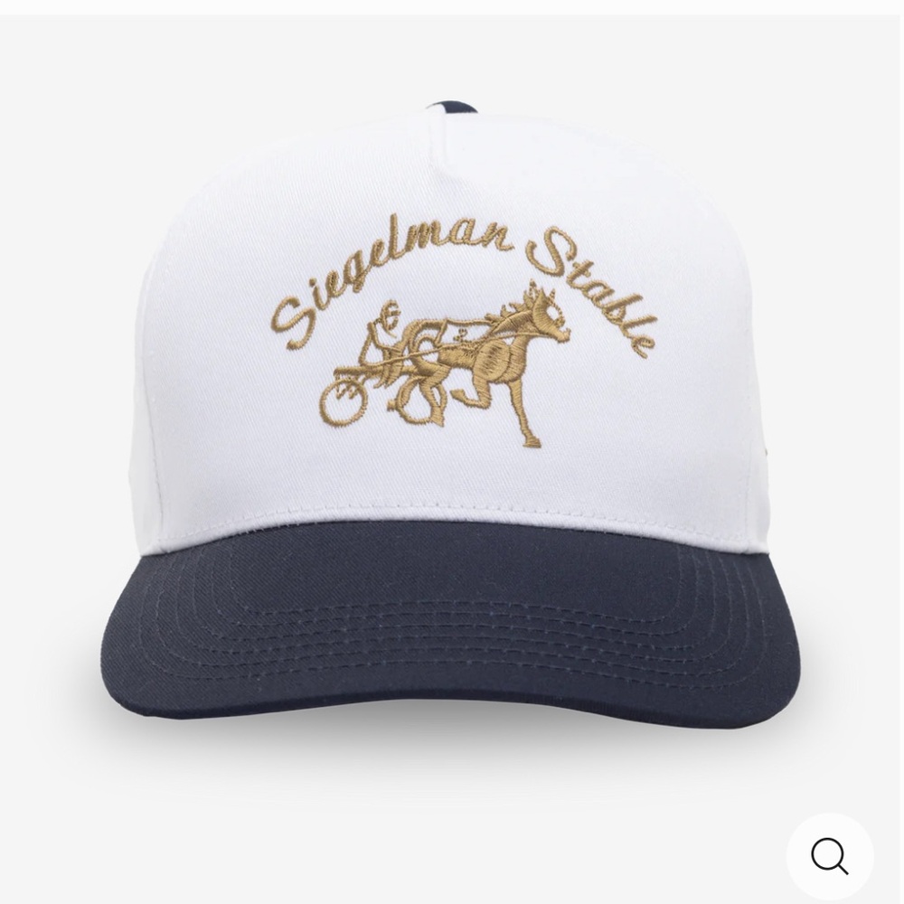 Brand New Siegelman Stable Hat - gold and navy